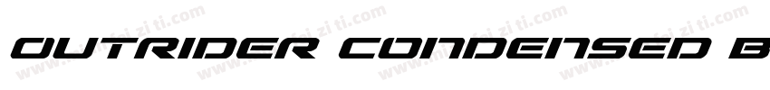 Outrider Condensed B字体转换